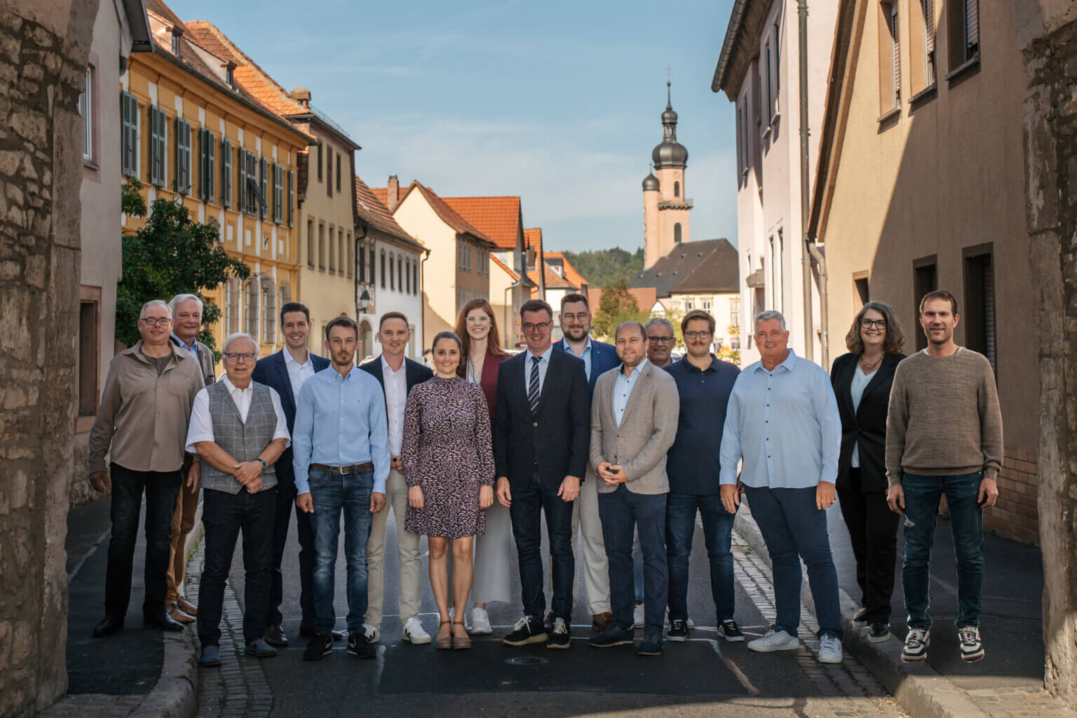 Das Team der CSU Eibelstadt in der Altstadt